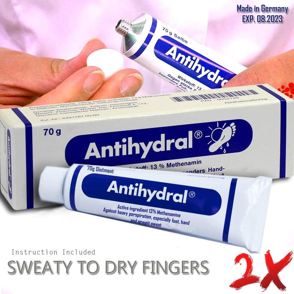 Antihydral NonIrritating CreamPaste for Hyperhidrosis (Pack of 2