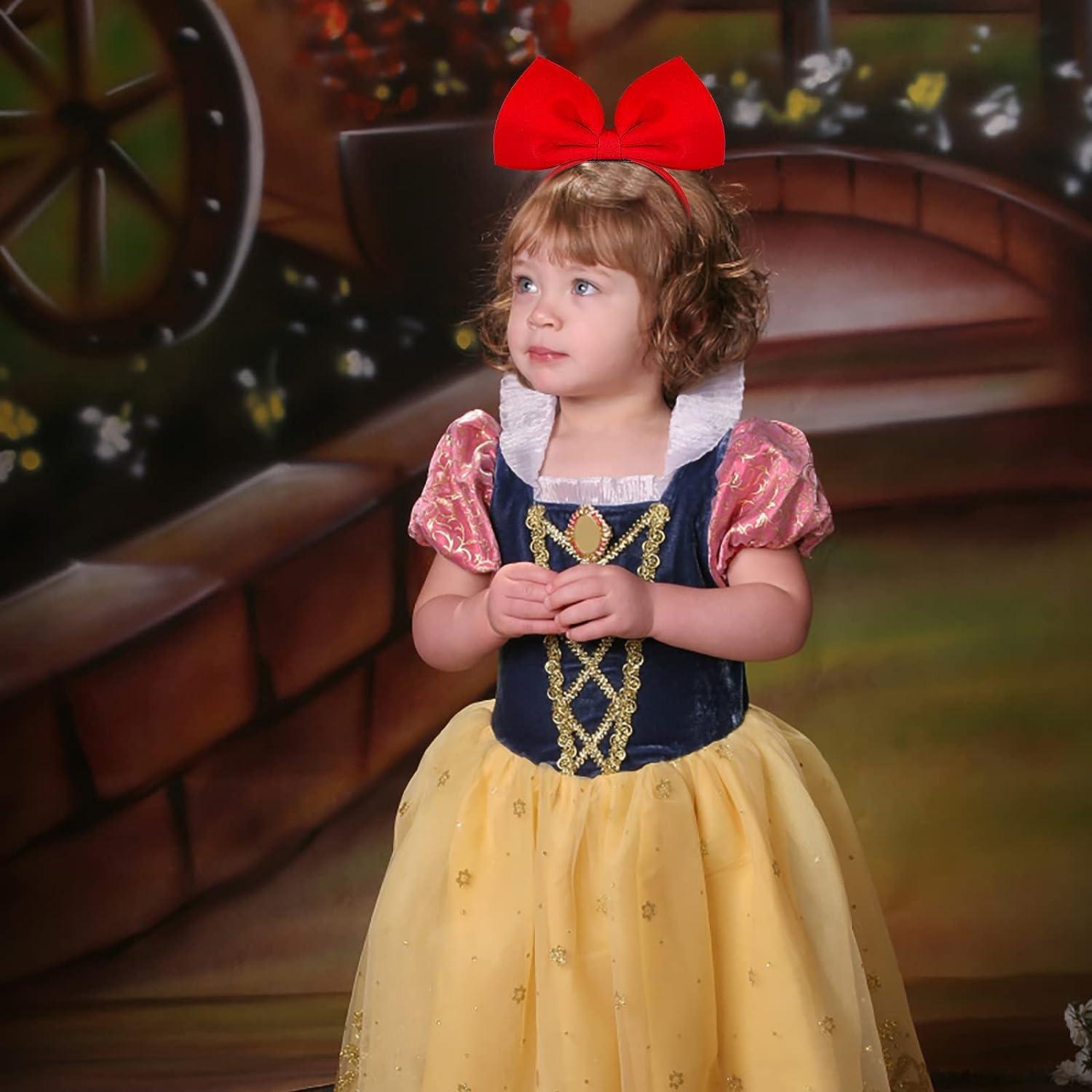 Red Bow Headband for Girls Kids Party Decoration, Christmas