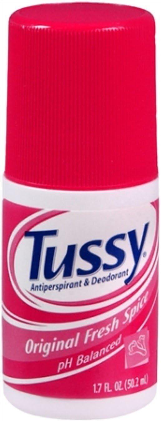 Tussy RollOn Antiperspirant & Deodorant Original Fresh Spice 1.7 OZ Longlasting Protection