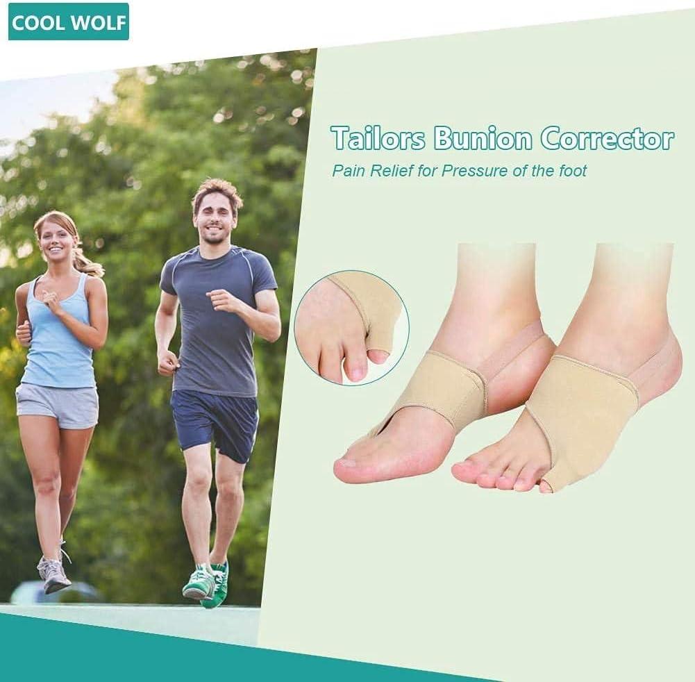 Tailor Bunion Corrector Bunion Pads for Bunion Pinky Toe Relief Tailors
