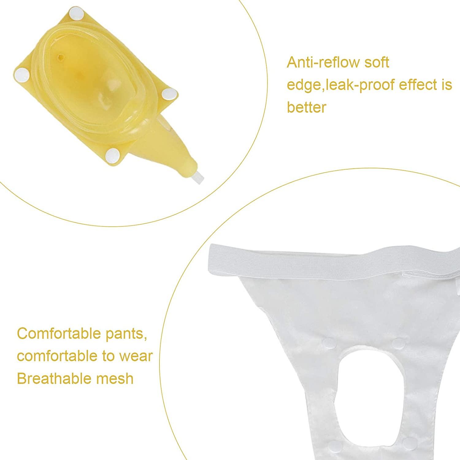 Urine Catheter Bags Silicone Urine Collector Wearable Urinal System Can
