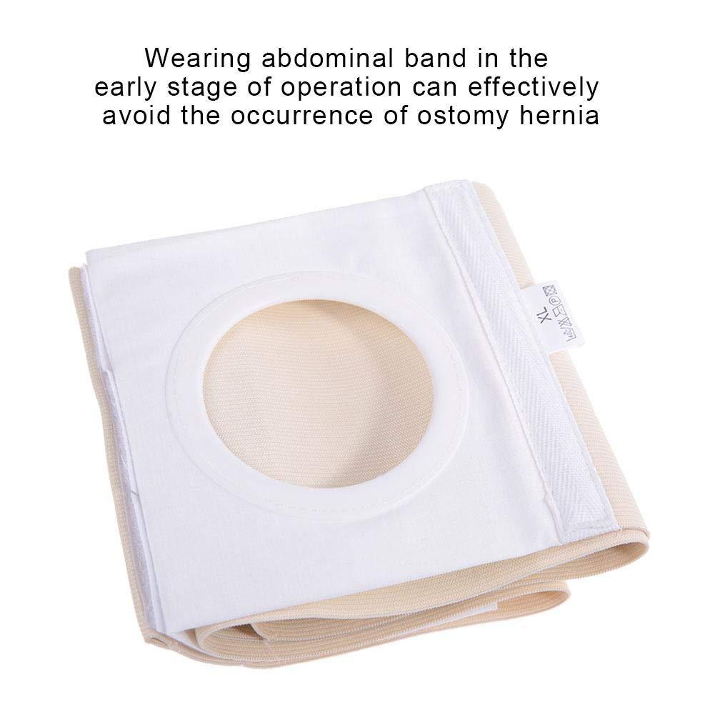Ostomy Hernia Belt, Elastic Ostomy Hernia Belt for Colostomy Bag Abdominal Binder with Stoma