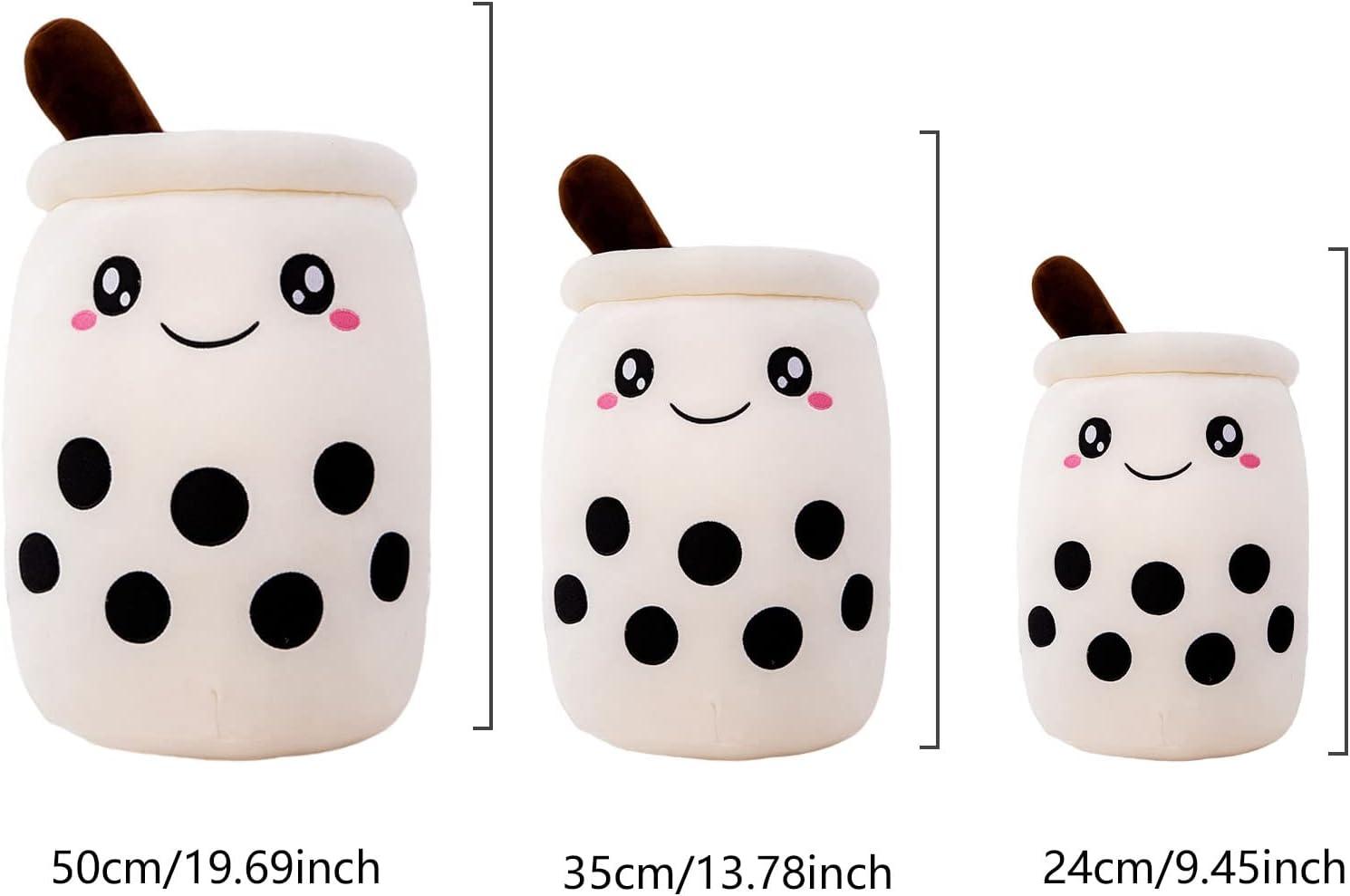 HICAS Bubble Tea Kuscheltier,Cartoon Plüschpuppen Lustiges Milchtee