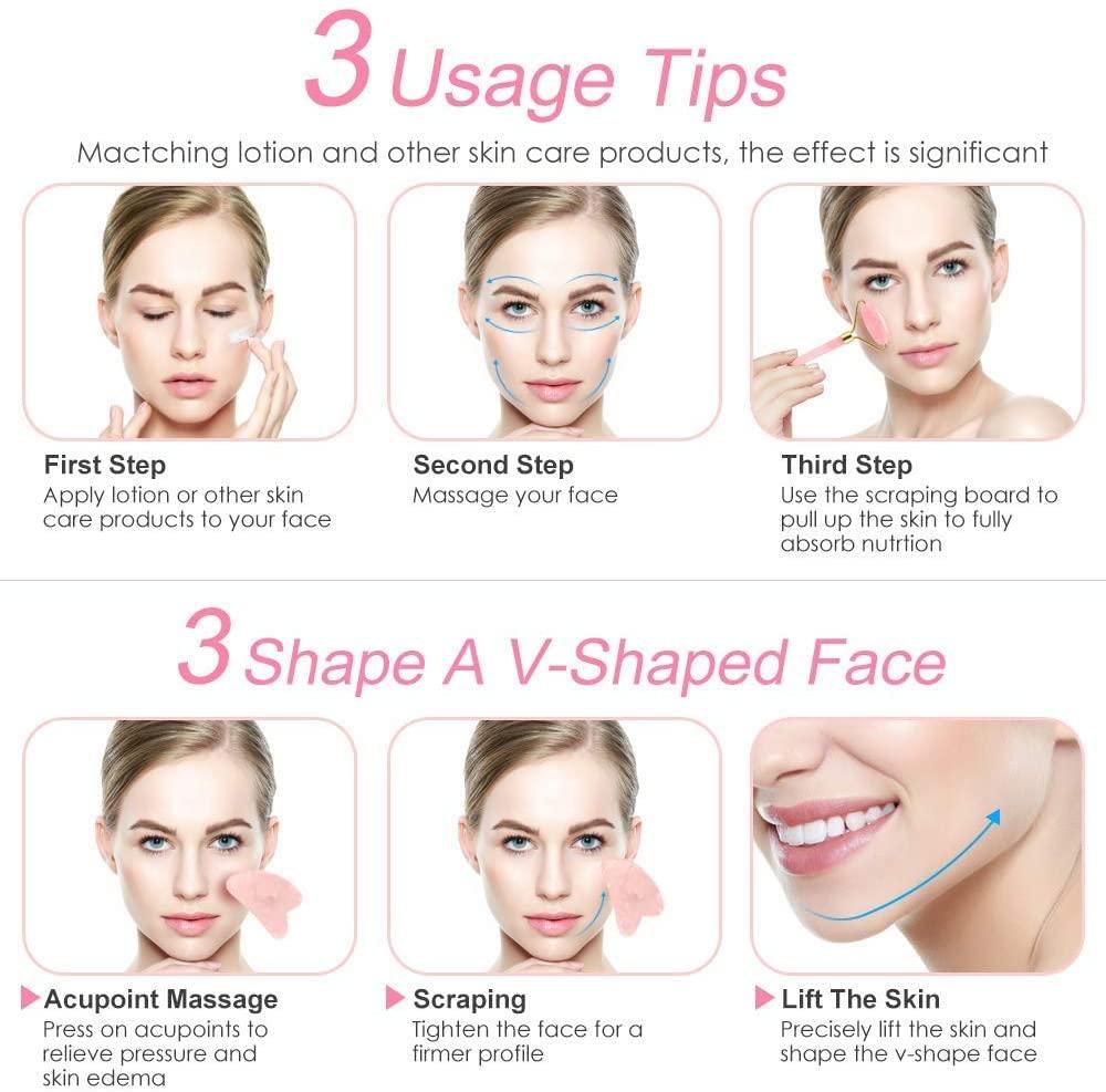 Rolls face. Face Roller белый and gua Sha белый. How to use face Shaper. Gua Sha facial Step by Step.