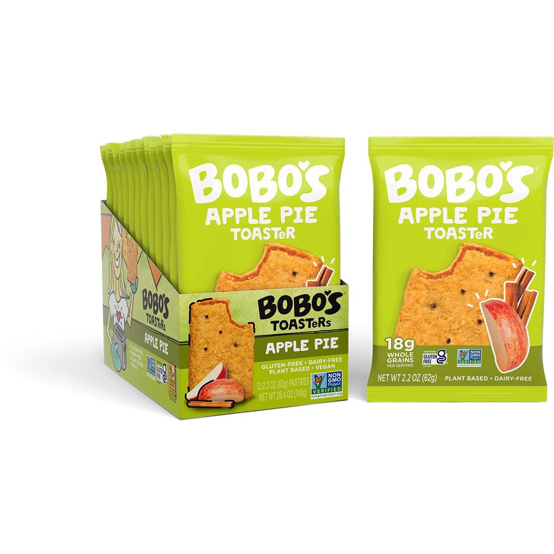 Bobo's TOASTeR Pastry Apple Pie 2.5 oz Pastry (12 Pack) Gluten Free