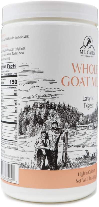 Mt. Capra Whole Goat Milk - 1 lb (453 g) | Nutrient-Rich
