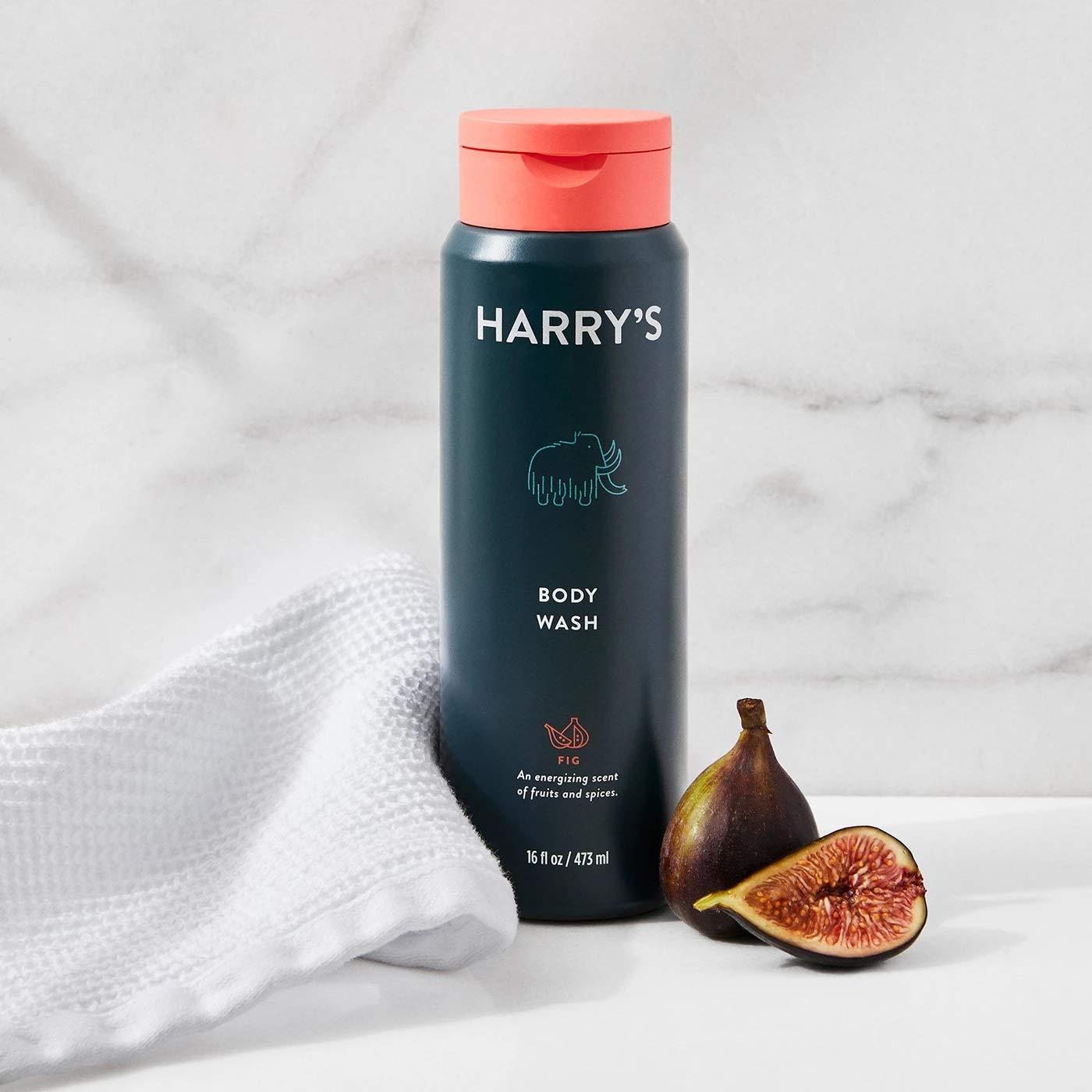 Harry's Body Wash Collection Shiso Stone and Fig Scent 3Bottles 16 Oz ea.
