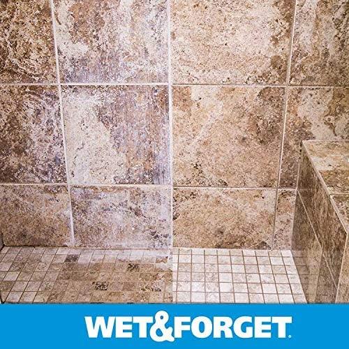Wet & Forget Shower Cleaner Weekly Application Requires No Scrubbing,  Bleach-Free Formula & Iron OUT Liquid Rust Stain Remover, Pre-mixed,  Quickly