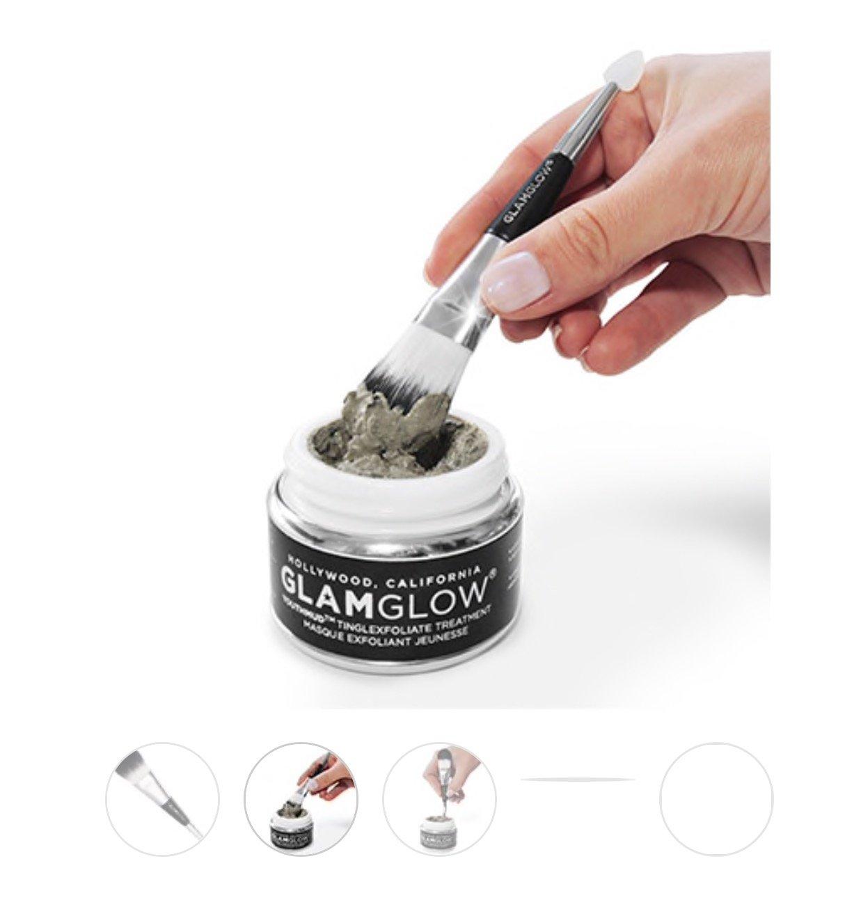 GLAMGLOW Double Ended Treatment Application Brush - Ultimate Skincare ...