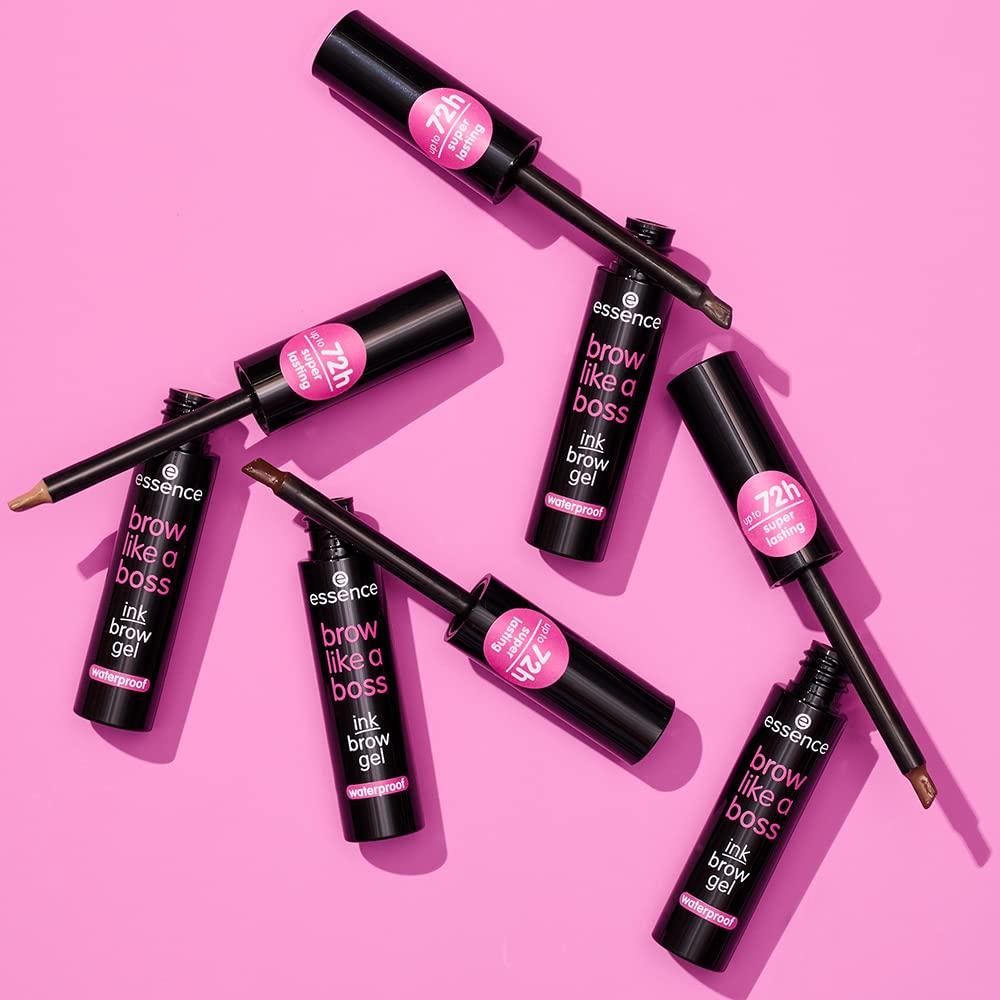essence | Brow Like A Boss Brow Gel | Waterproof & Smudge Proof Tinted Brow  Gel | Lasts Up To 72 Hours | Vegan & Cruelty Free | Made Without  Oil-Fragrance-Parabens Alcohol