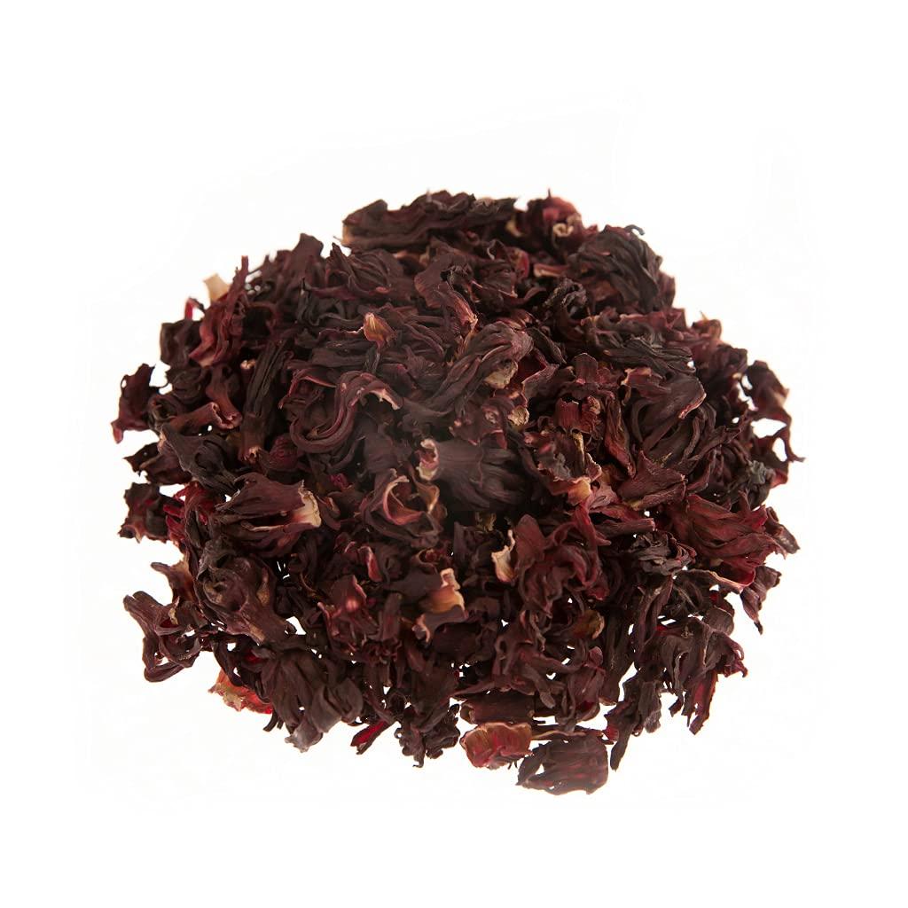 1lb Dried Hibiscus Flowers perfect for Tea and Mexican Agua Fresca, Flor de  Jamaica, Whole Flowers and Petals by 1400s Spices 1 Pound (Pack of 1)