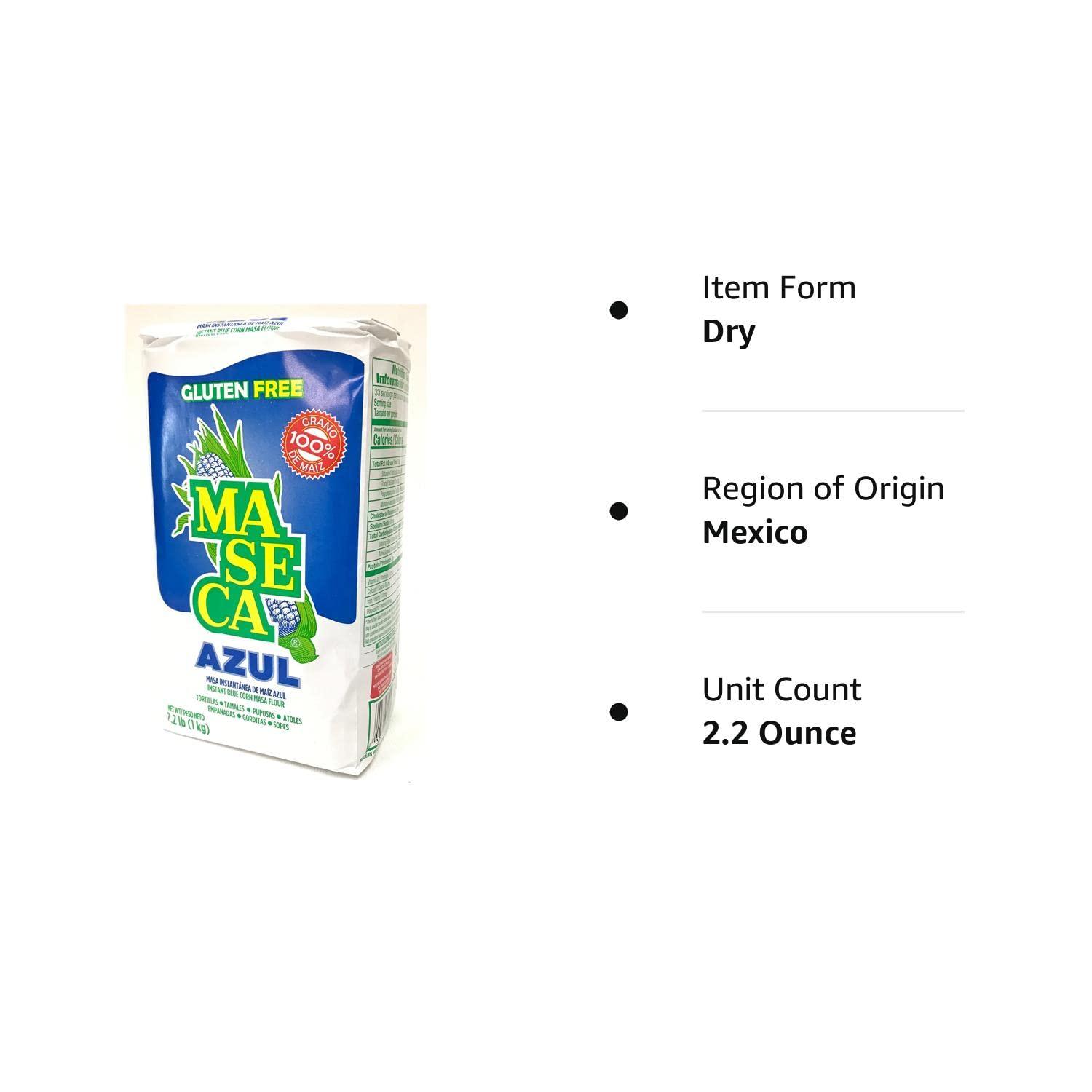 Maseca Blue Corn Instant Masa Flour 2 Pack