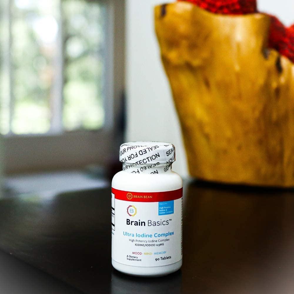 Ultra Iodine Complex Supplement for Thyroid & Brain Health 12.5mg