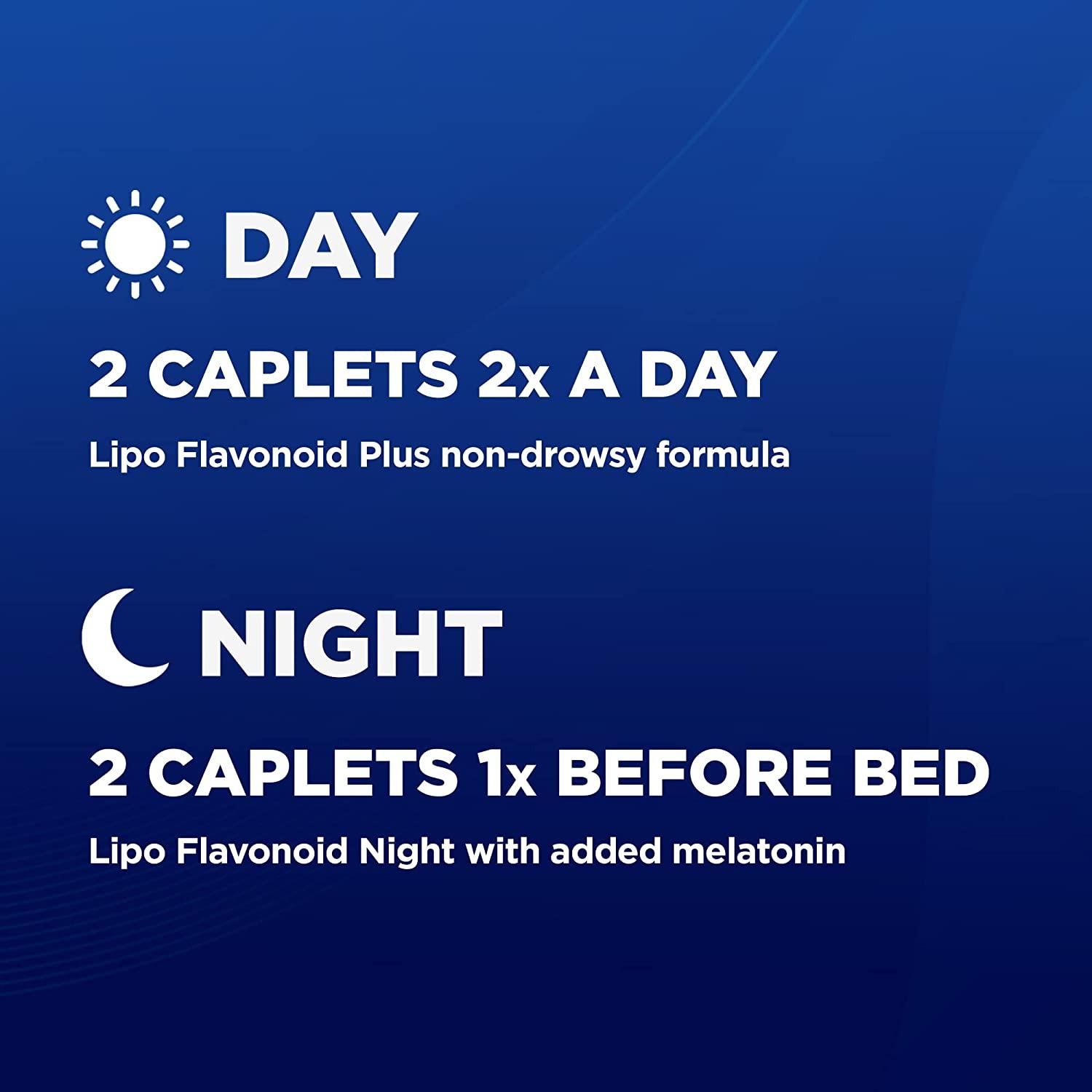 LipoFlavonoid Day & Night Combo Kit Tinnitus Relief for Ringing Ears