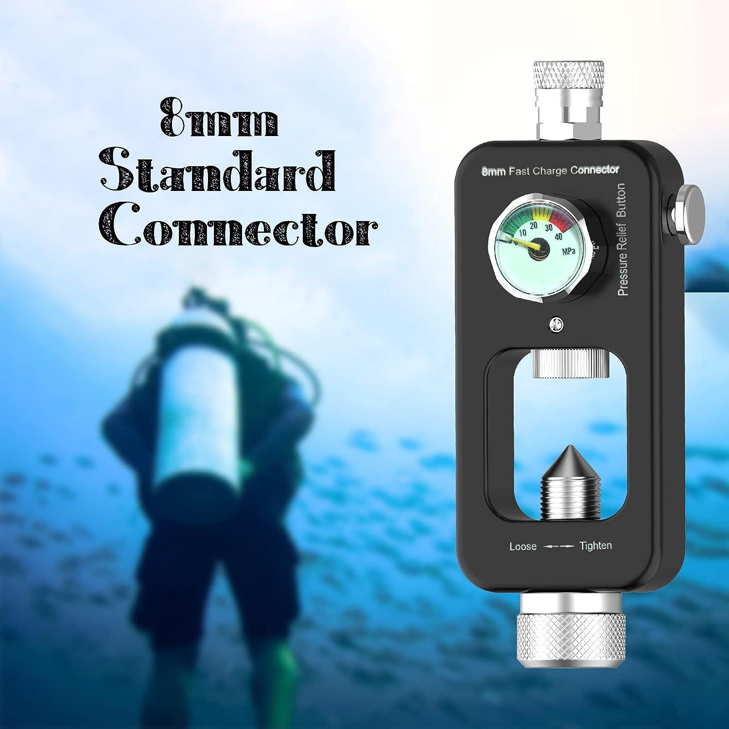 Scuba Tank Paintball Fill Adapter 4500Psi Refill Adapter Scuba Tank