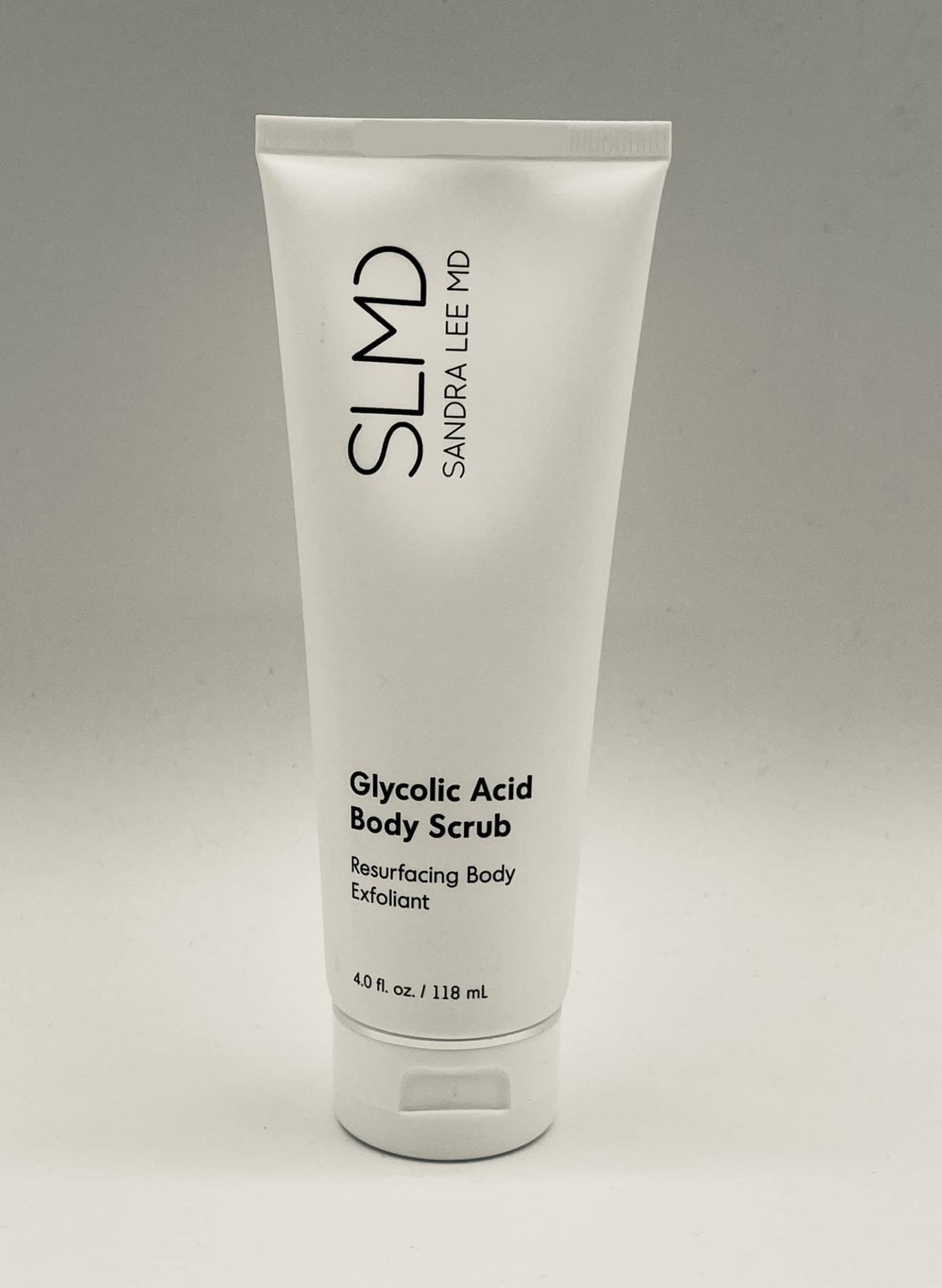 SLMD Glycolic Acid Body Scrub Exfoliating Treatment for Smooth Skin