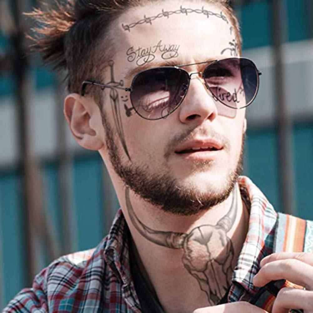 Temporary Post Malone Face Tattoos