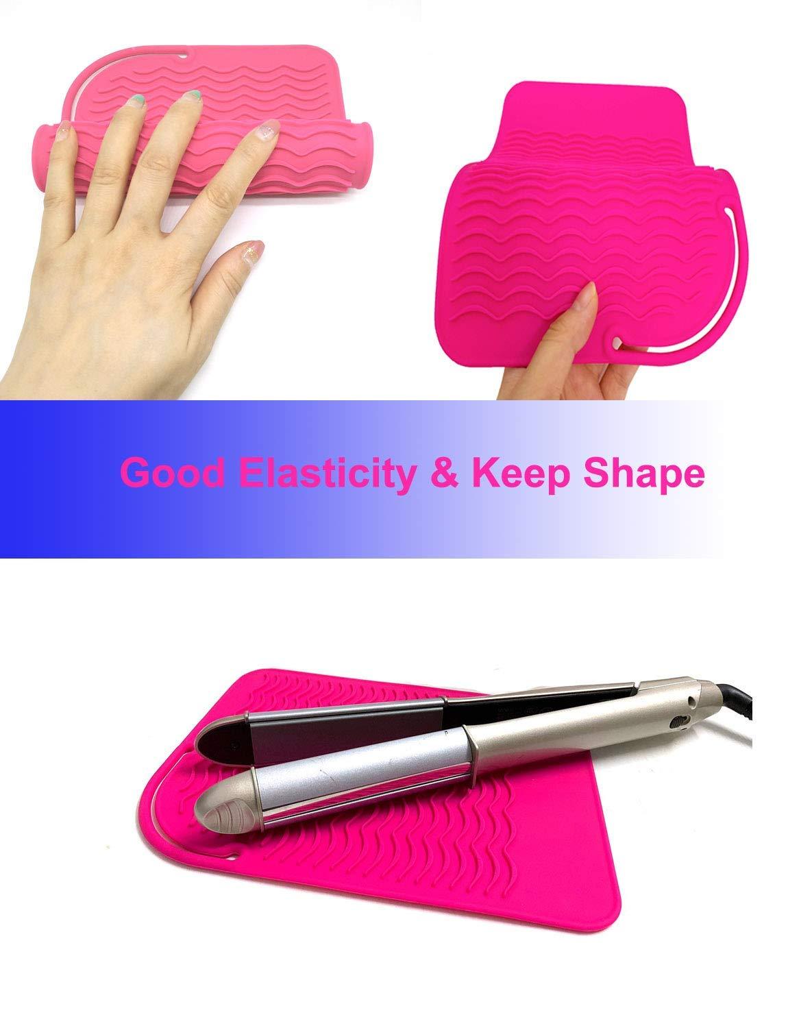 Heat Resistant Mat for Curling Iron Flat Irons and Hair