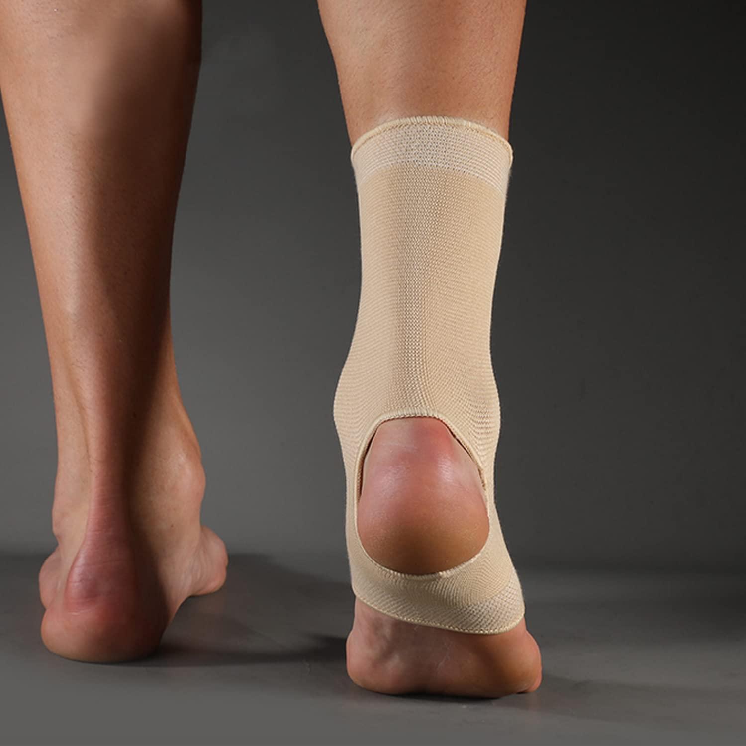 SPOTBRACE Ankle Brace Compression Sleeve(2 PACK),Breathable Ankle Support  For Men Women, Ankle Compression Sock