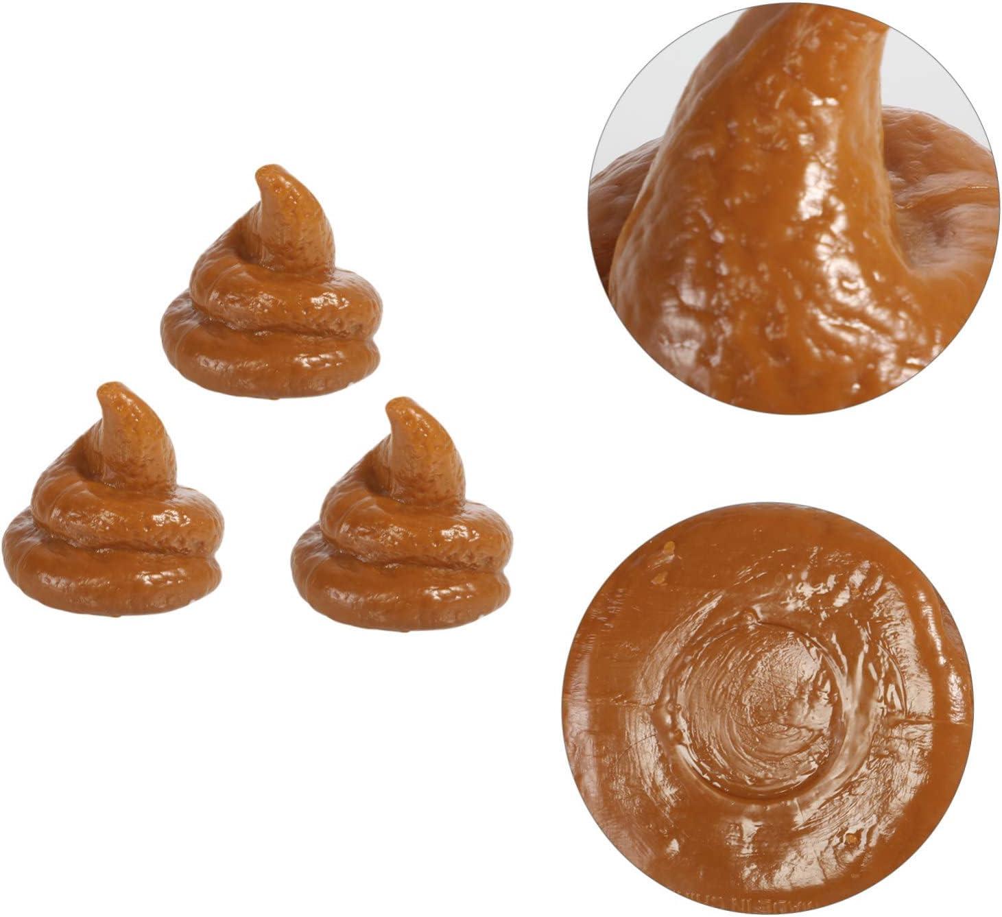 24 Pcs Simulation Poop Blinker Fluid Decorative Poop Fake Kids Mini ...
