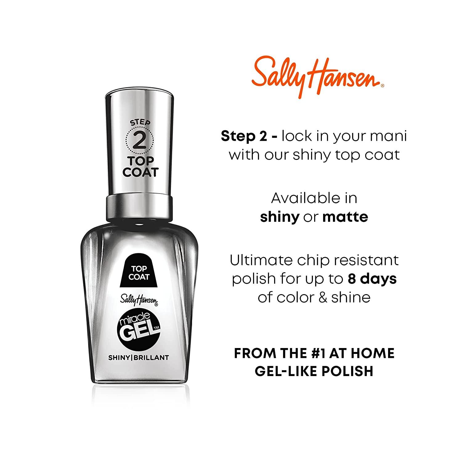 Sally Hansen Miracle Gel Nail Polish, Unicorn Top Coat, 0.5 fl oz