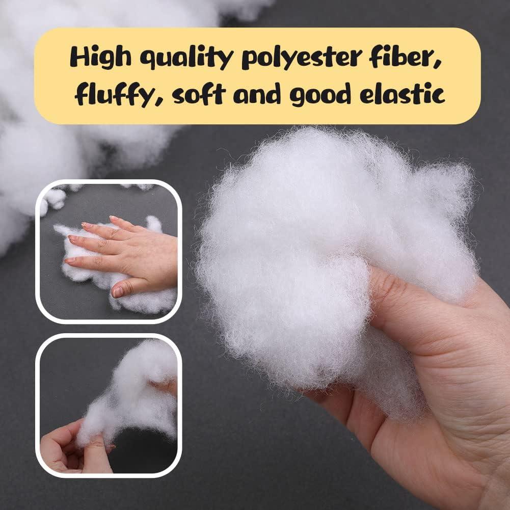 100G/3.5Oz Polyester Fiber Fill, Stuffing Pillow Filling Stuffing