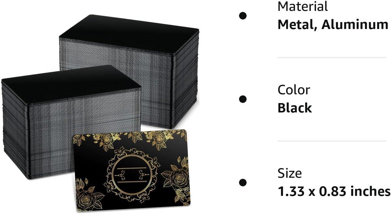 Wholesale Black Metal Engraving Blanks Multipurpose Aluminum - Temu