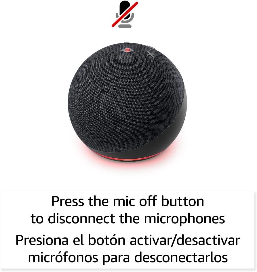 Dot (5th Gen 2022) - Smart Speaker with Alexa - Charcoal 