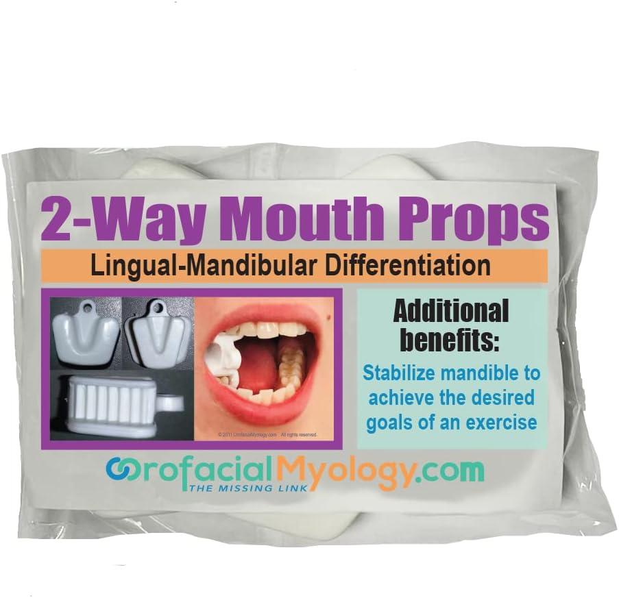 2Way Mouth Props Dental Bite Blocks for Comfortable Procedures