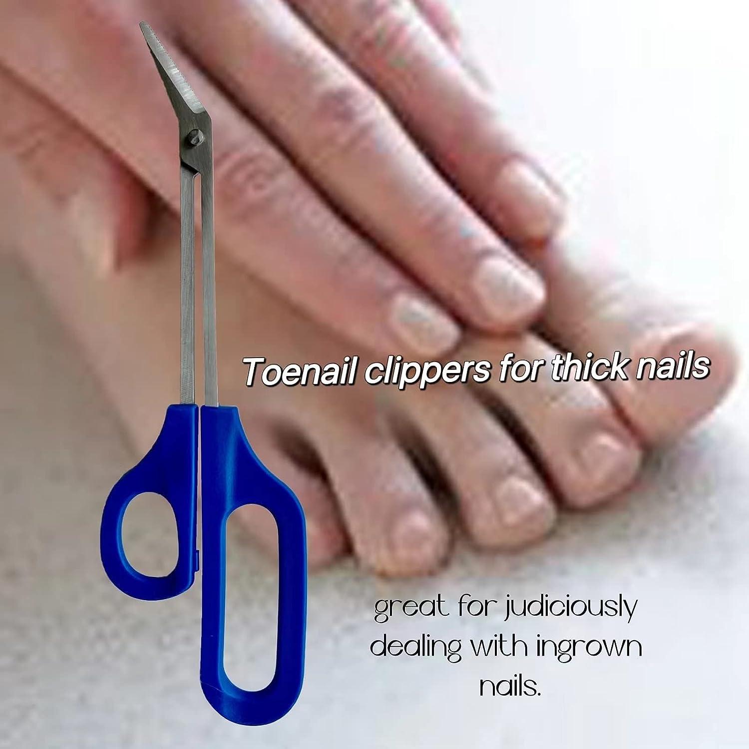 Long Handled Toe Nail Clippers for Seniors 8 Inch Toenail Scissors