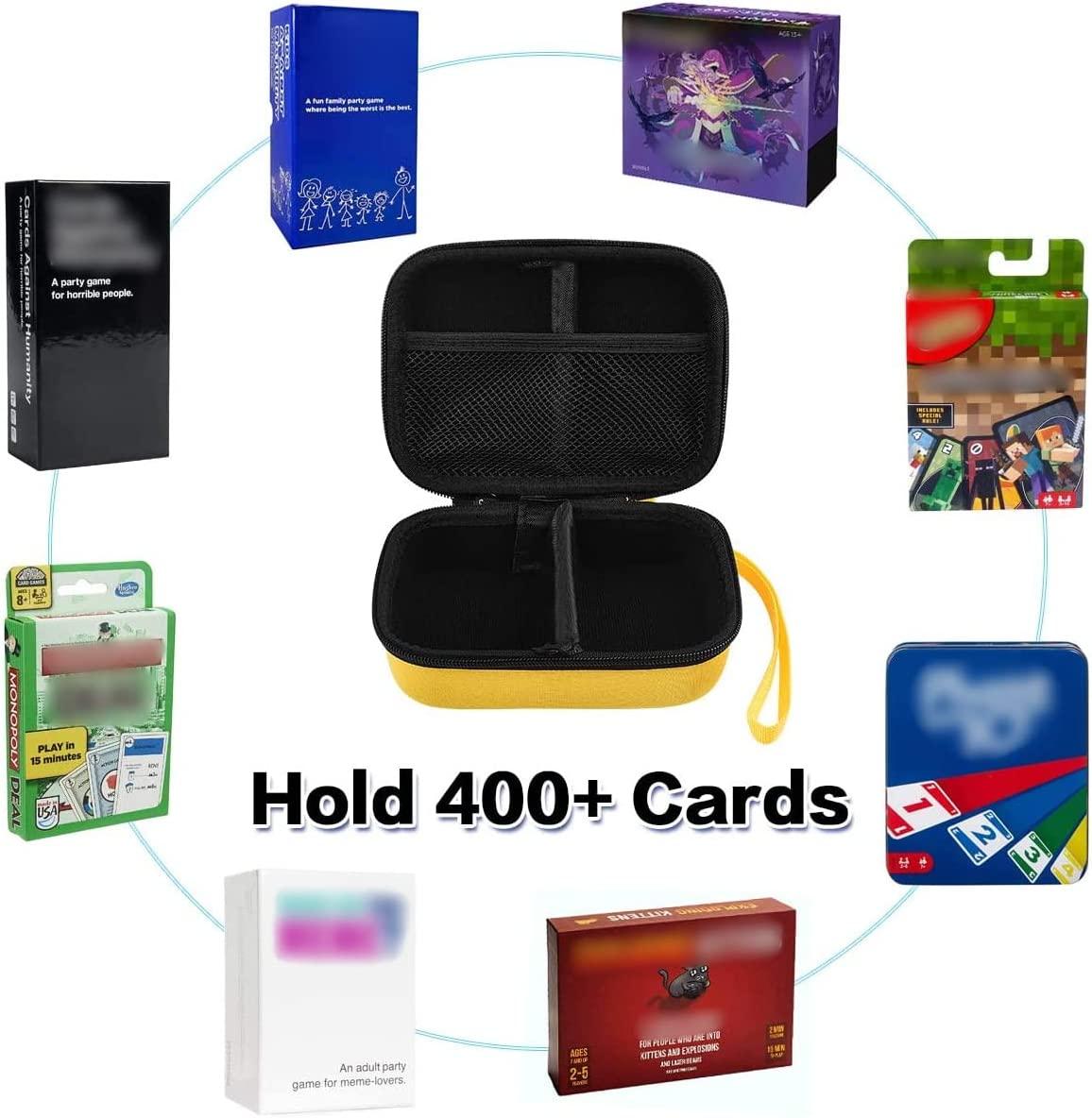 Card Holder Organizer Storage Case for PM TCG Booster Packs - Yellow. Fits  Vmax, DX, GX Rare Golden Cards. Deck Box for 400+ Game Cards - Removable  Dividers | Buy Now with