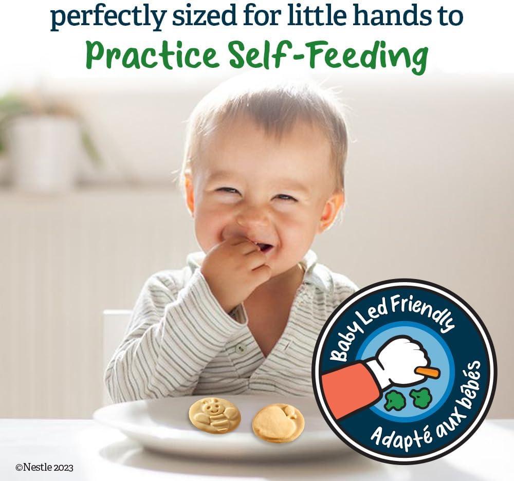 GERBER Organic Biscuits Apple Baby Snacks Biscuits 10+ Months 150