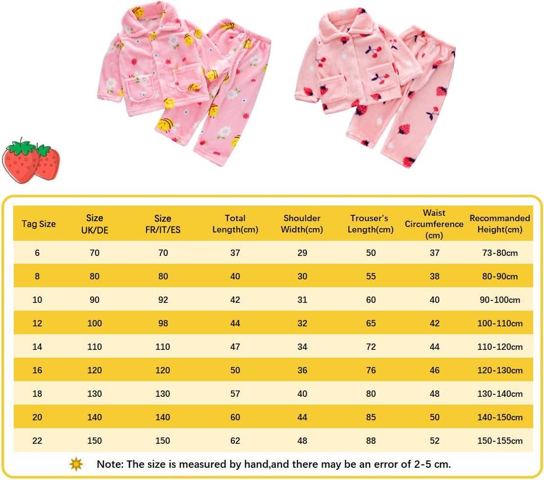 DEBAIJIA Baby-Jungen Nachthemd - Weiches Flanell Pyjama Set