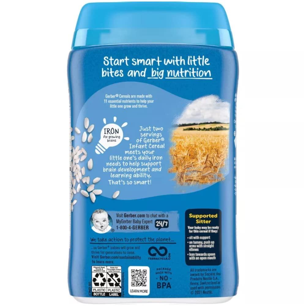 Gerber Baby Cereal 1st Foods Rice 8oz - Essential First Solid Food for