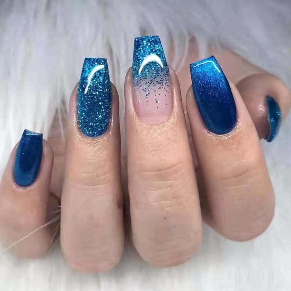 New Cobalt Blue & Hot Pink Nails | lifewithlilred