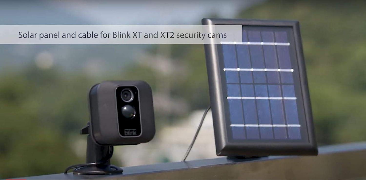 Blink Outdoor + Solar Panel Negro
