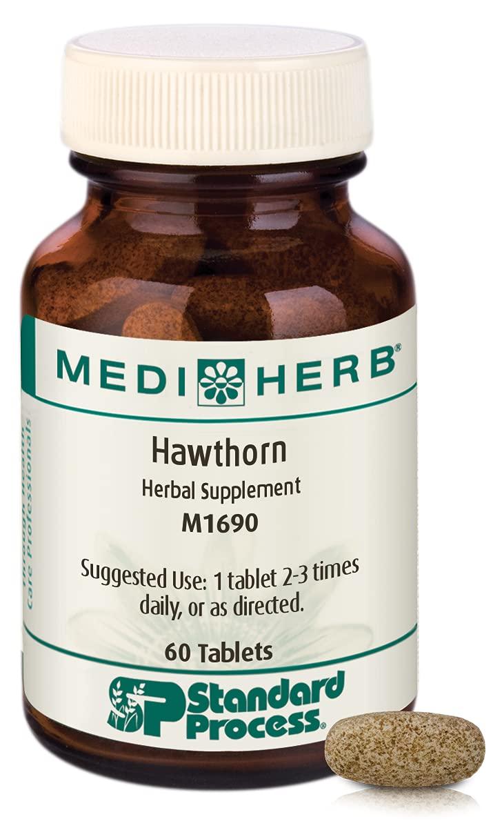 MediHerb Hawthorn Tablets 40 Count Natural Heart Support