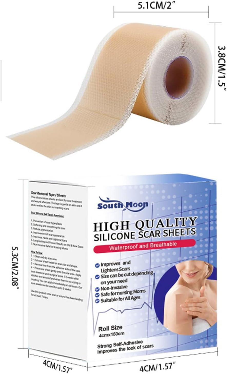 cenryusa Clear Scars Tape Silica Gel Silicone Scar Tape for CSection