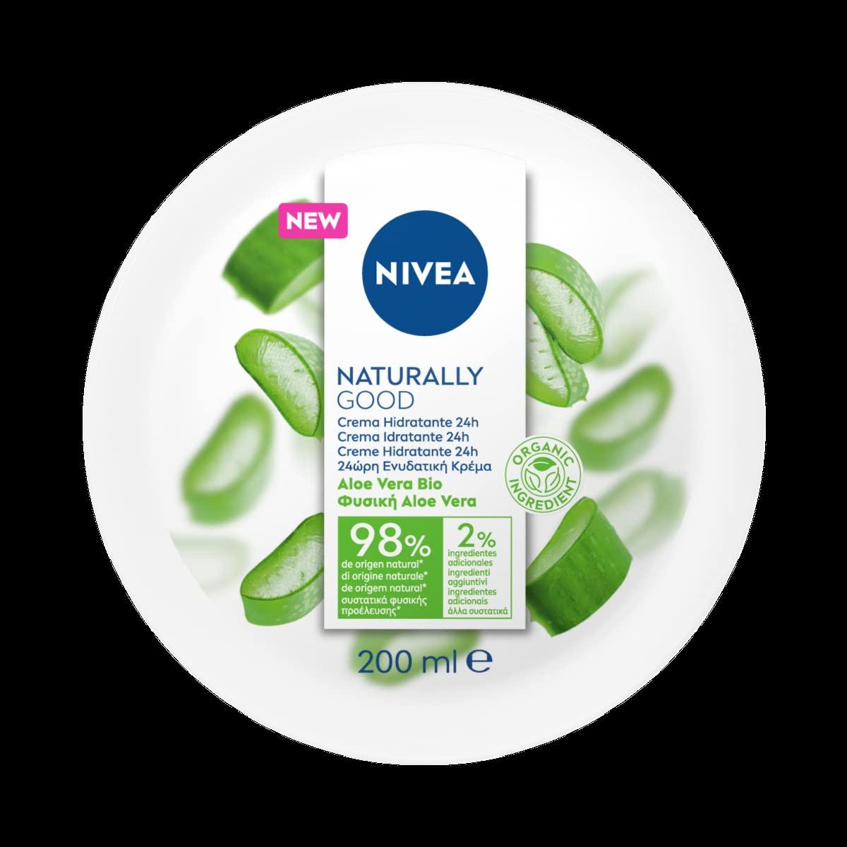 NIVEA Naturally Good Special Moisturizer 200ml | Aloe Vera Hand & Body  Cream | Vegan Multi-Purpose Face & Body Care | Buy Now with Express  International Delivery | GoSupps.com