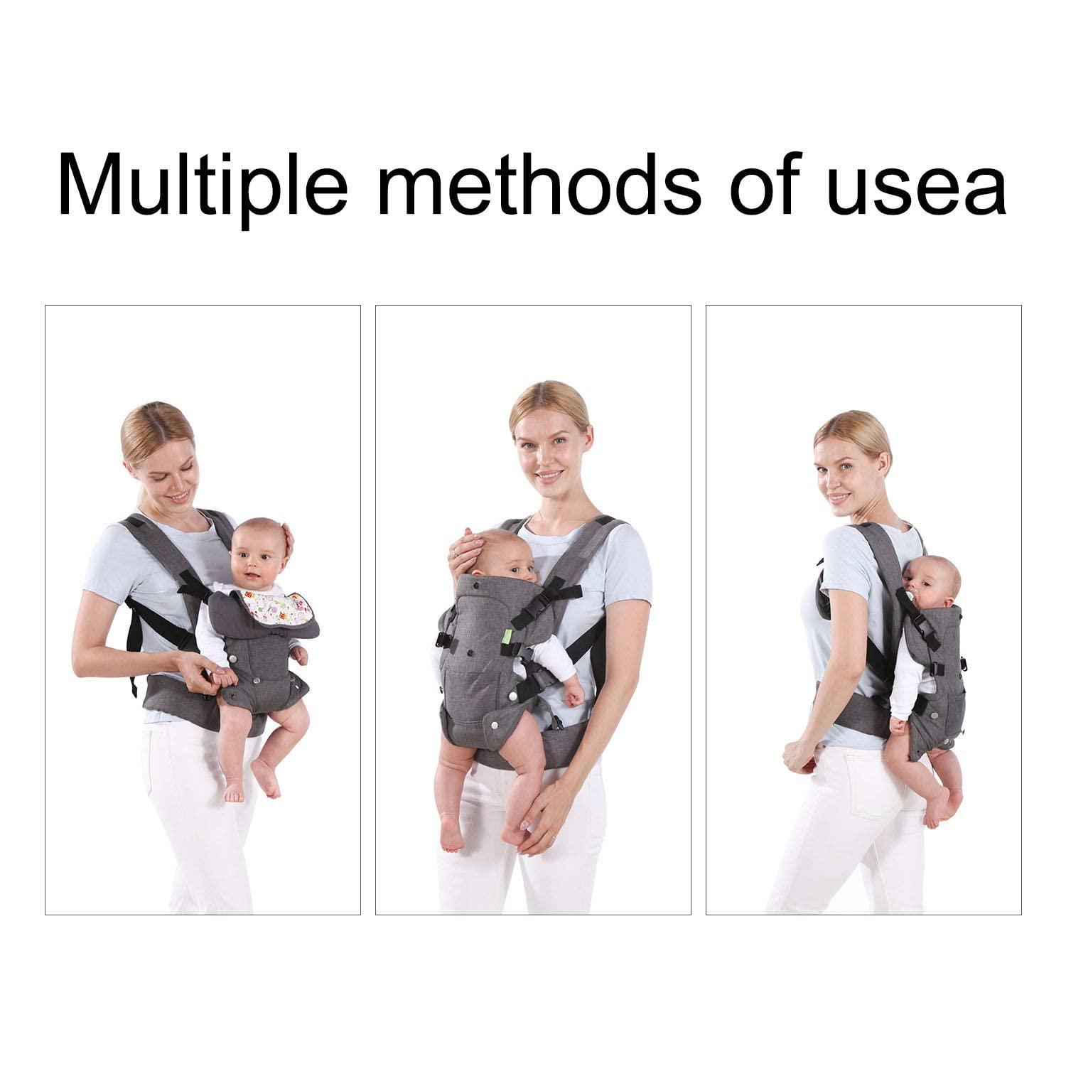 Baby Soft Carrier for Newborn Infant Sling Carrier Wrap Ergonomic