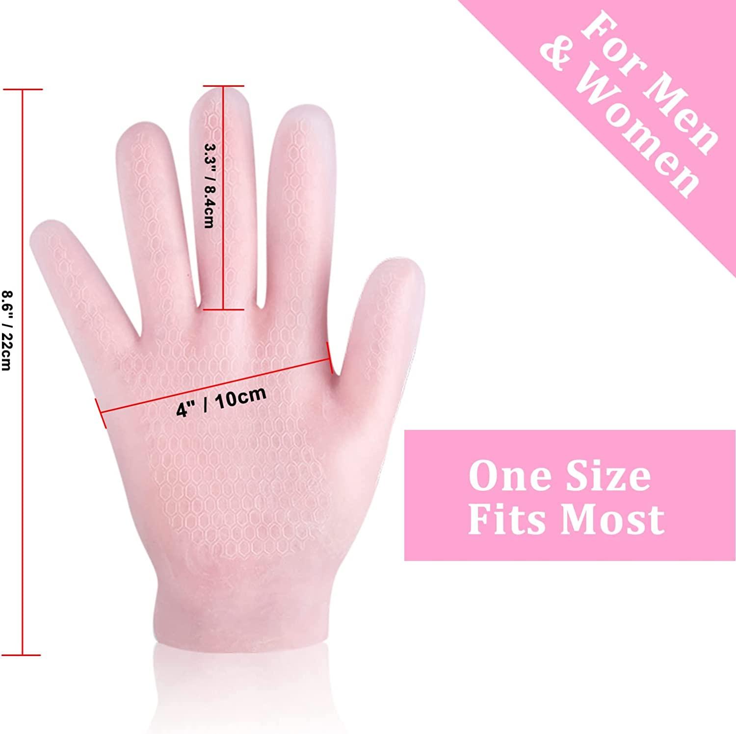 Moisturizing Gloves, Soft Silicone Gloves, Gel Spa Hydrating Gloves
