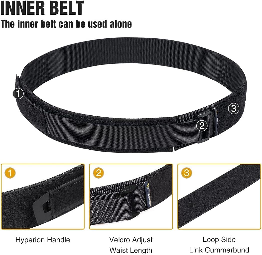 IDOGEAR Tactical Belt MOLLE Military Belt Modular Rigger's Belt