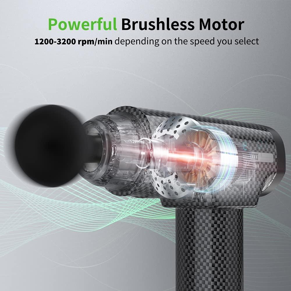 Muscle Massage Gun Quiet Deep Tissue Percussion Back Neck Head