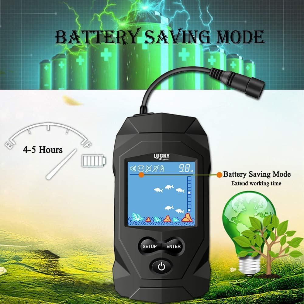 LUCKY Portable Marine Fish Finder - Sonar Depth Gauge Display for Kayaks &  Boats - FL068 | Buy Now with Express International Delivery | GoSupps.com