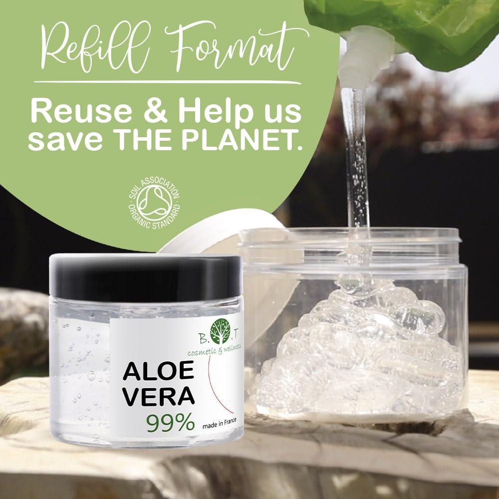 B.O.T Cosmetic & Wellness 100% Bio Aloe Vera Gel - Organic Moisturizer &  Skin Regenerator for After Sun & Shave | 1L | Cruelty-Free | Buy Now with  Express International Delivery | GoSupps.com