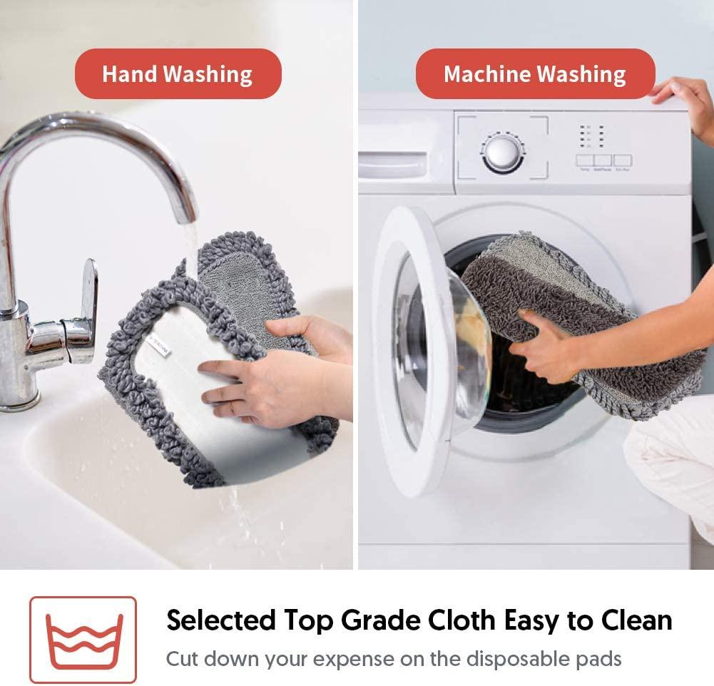 Microfiber Spray Mop for Floor Cleaning 3 Reusable Pads, Refillable