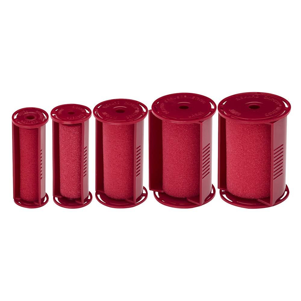CARUSO 30 Piece Molecular Steam Hairsetter/Hot Rollers 5 Size Rollers