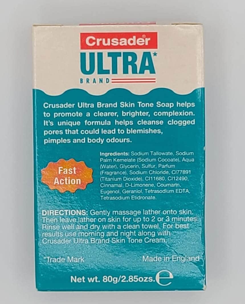 Crusader Ultra Skin Tone Soap & Cream Bundle with Bonus Caro White