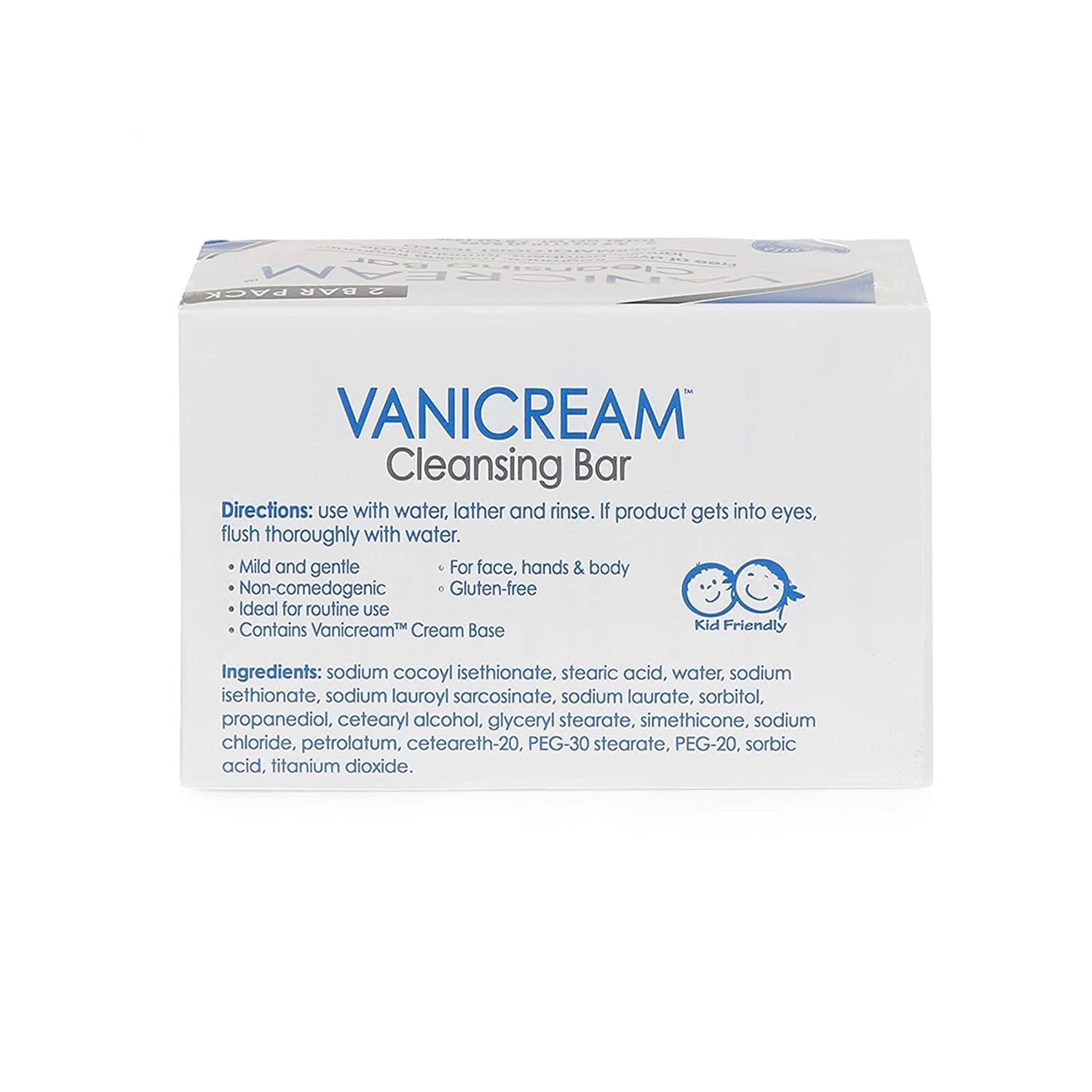 Vanicream Cleansing Bar 3.9 Oz (110 G) Pack of 2 by Vanicream Fresh 3.9