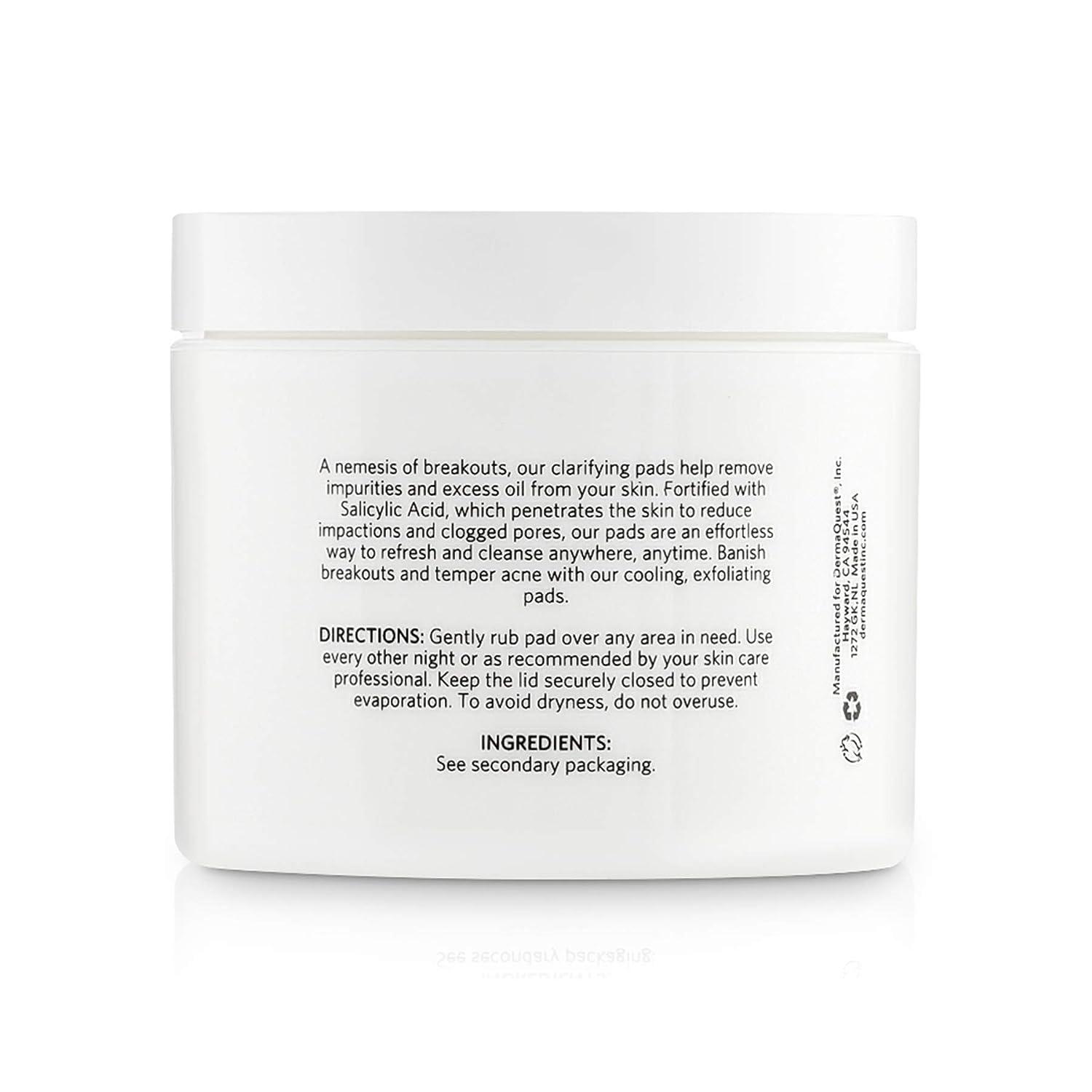 DermaQuest DermaClear Pads Salicylic Acid Acne Treatment For Adults